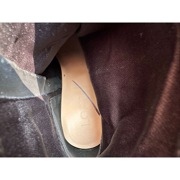 Ann Taylor Loft $156 Squared Pointy Toe Booties women's 10 NEW - Picture 10 of 12